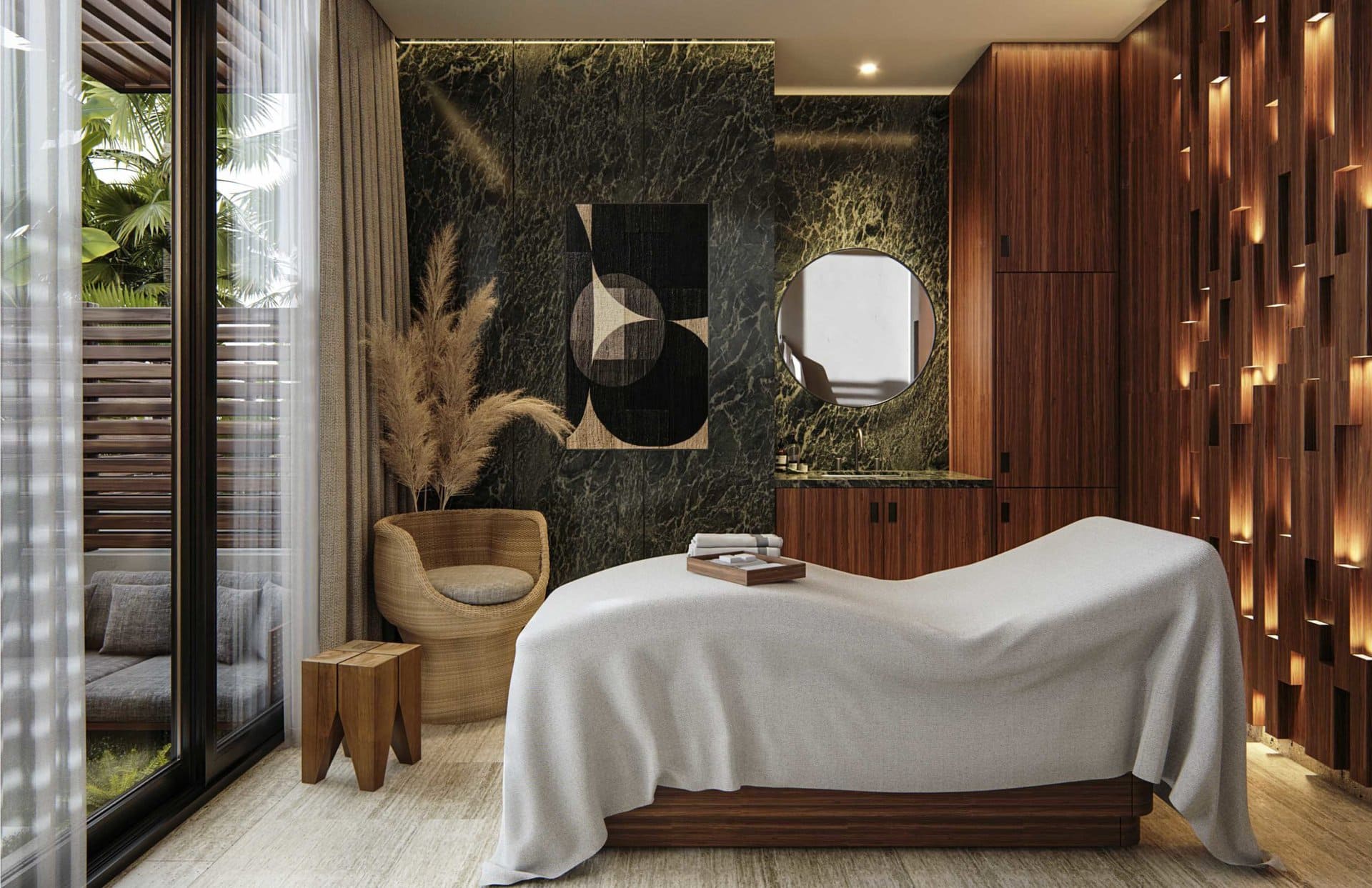 Spa treatment room at Casa de Campo
